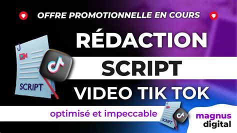 Je vais rédiger les scripts de vos vidéos TikTok par Magnus Digital