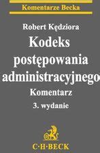 Kodeks Post Powania Administracyjnego Komentarz Robert K Dziora E