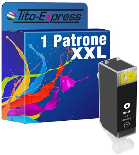 Tito Express Patrone Als Ersatz F R Canon Pgi Cli Black