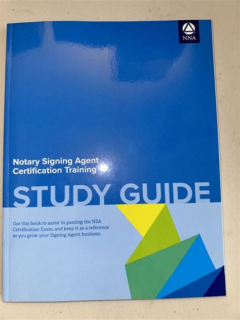 Notary Signing Agent Certification Study Guide By National Notary