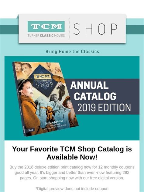 Turner Classic Movies Our 2019 Annual Print Catalog Is Here Milled