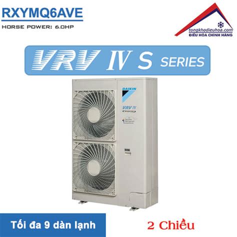 Điều hòa Trung tâm Daikin VRV IV S 2 chiều 6HP RXYMQ6AVE