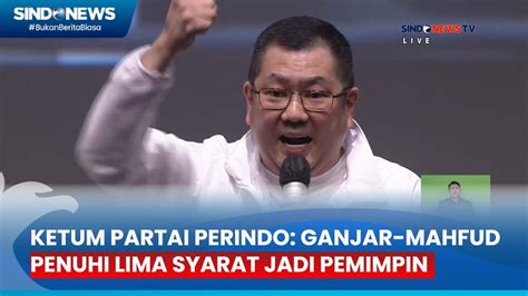 Hari Menuju Kemenangan Ganjar Mahfud Ketum Perindo Ganjar Mahfud