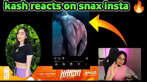 Kaash Reaction On Snax Instagram Kaash Plays Snax Gaming Kash