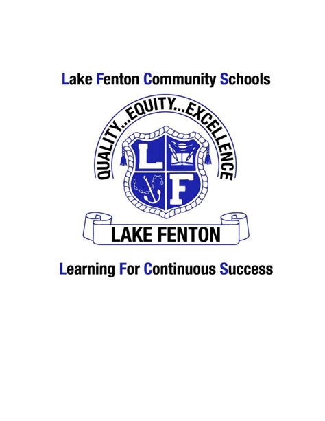 Documents Lake Fenton Community Schools