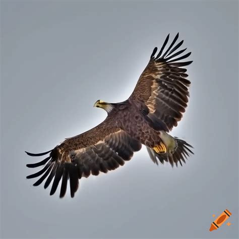 Eagle With Outstretched Wings On White Background On Craiyon