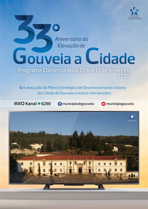 Gouveia celebra 33 anos de elevação a Cidade Magazine Serrano