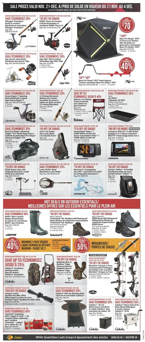 Cabela S Black Friday Canada Flyer Sale