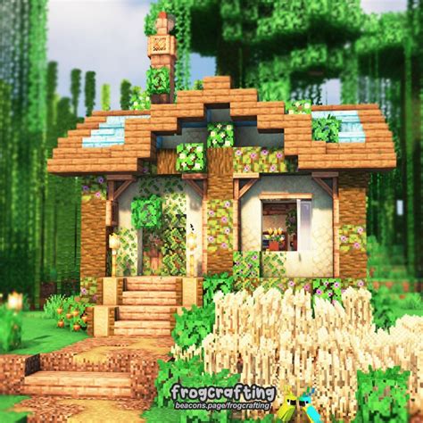 Frogcrafting ♡ Minecraft Cottage Minecraft Houses Minecraft Small House