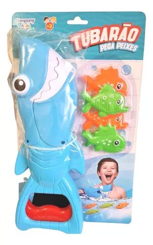 Tubar O Pega Peixe Brinquedo Para Piscina Banho Baby Shark Mercadolivre