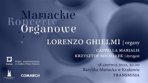 Recital Organowy Lorenzo Ghielmi I Cappella Marialis Live