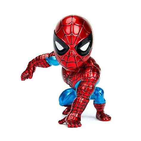 Metalfigs Classic Spider Man 4 Inch Die Cast Figure Action Figures