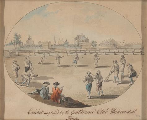 Cricket Quoits And Fives Sporting Prints Of The 18th Century 18th