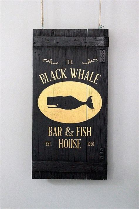 Pin By Brendon Wilson On Woodworking Pub Signs Bar Signs Whale