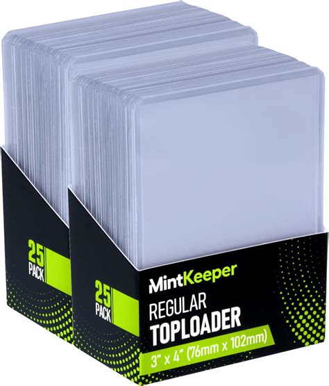 Mintkeeper Top Loaders Clear Hard Card Pt Sleeves Compatible With