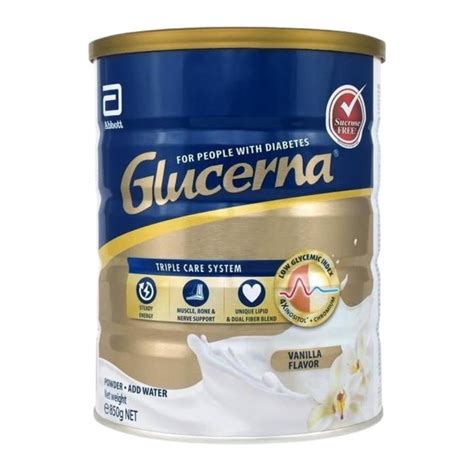 New Abbott Glucerna Triple Care Powder Vanilla Wheat Flavour Milk