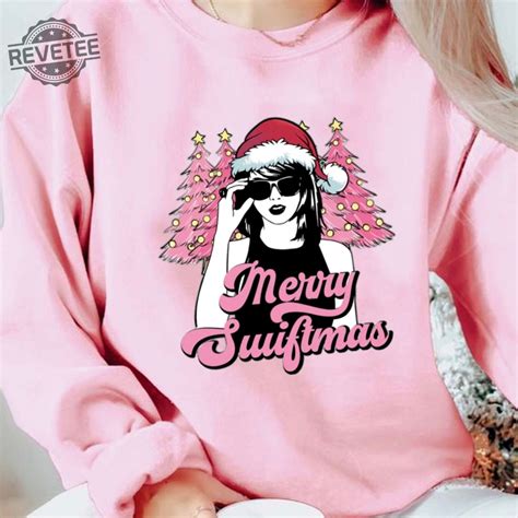 Merry Swiftmas Era Sweatshirt Taylors Christmas Version Shirt Swift