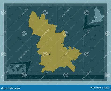 Wychavon England Great Britain Solid Capital Stock Illustration