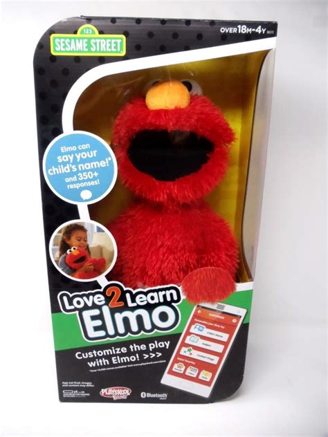 Sesame Street Elmo Playskool Love2learn Love 2 Learn Doll Friends Talks Sings 1957673432