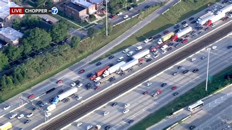 Chicago Traffic Report Dan Ryan Expressway Ob Lanes Reopen After