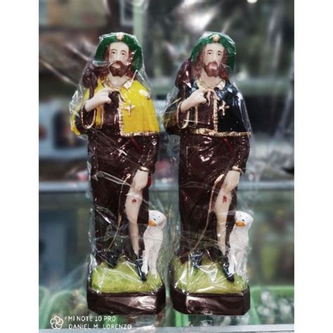 SAN ROQUE (SAINT ROCH) STATUE 10.5" | Lazada PH