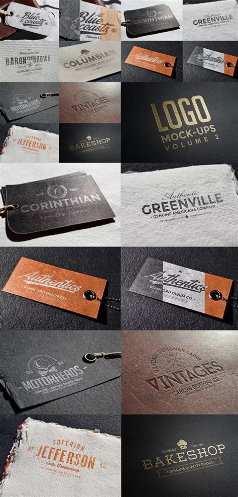 50 Best Logo Mockups Sets (Free & Premium) | Logo mockup, Make your ...