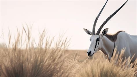 Premium Ai Image Gemsbok Antelope Oryx Gazella