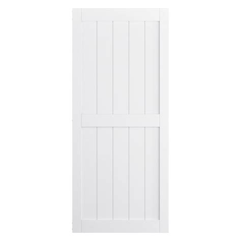 Buy SmartStandard 36 X 84 Inch White Barn Door Slab MDF Non Bending