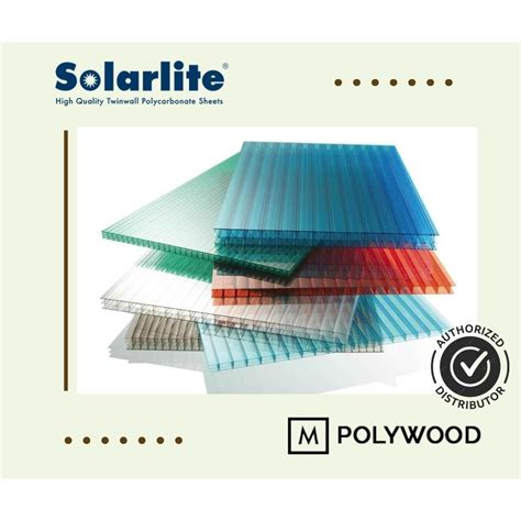 Jual Solarlite 5mm X 2100mm X 11800 Mm Atap Polycarbonate Shopee