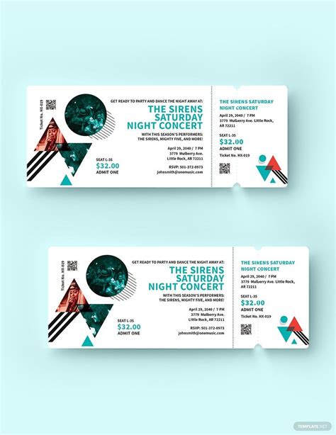 Admit One Ticket Templates in Word - FREE Download | Template.net