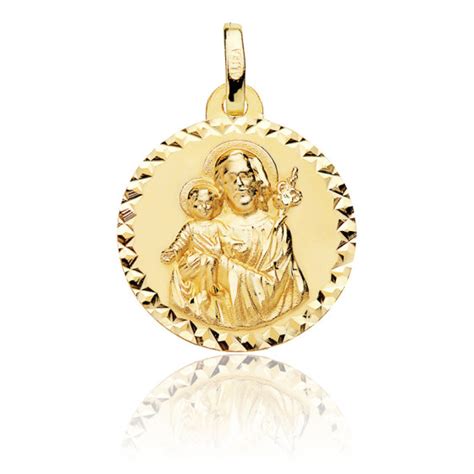 Médaille Saint Joseph And Jésus Or Jaune 750 Lumiosa