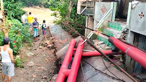 Terjang Banjir Jembatan Gantung Desa Keban Agung Putus Total Kabar