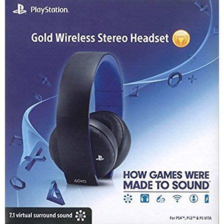 Sony Playstation 4 Gold Wireless Stereo Headset, CECHYA-0083 - Walmart ...