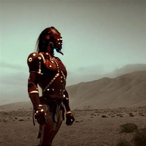 Movie Still Of Aztec Cyborg Cinematic Composition Stable Diffusion