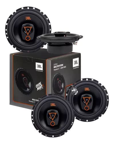 Kit 4 Falantes Jbl 6 Polegadas 80w Rms Cada 6trms80 320w Rms