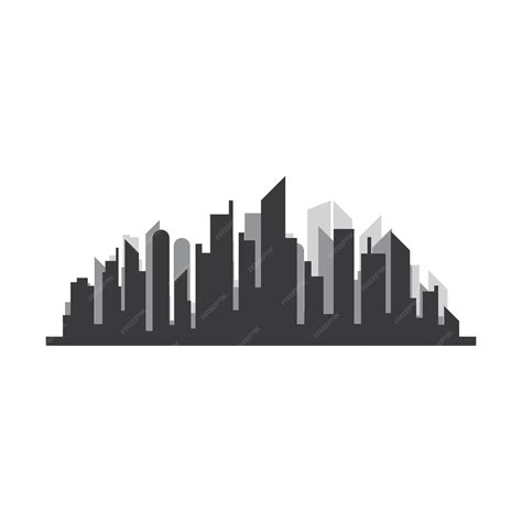 Premium Vector City Skyline Silhouette Design Vector