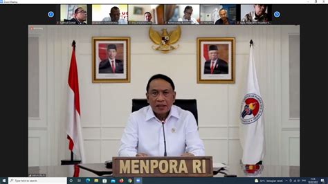 Menpora Harap Uu Keolahragaan Jadi Panduan Jalankan Program Kerja