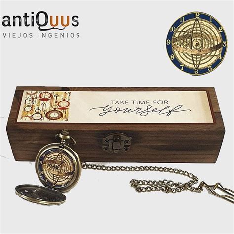 Reloj De Bolsillo Esfera Armilar Antiquus