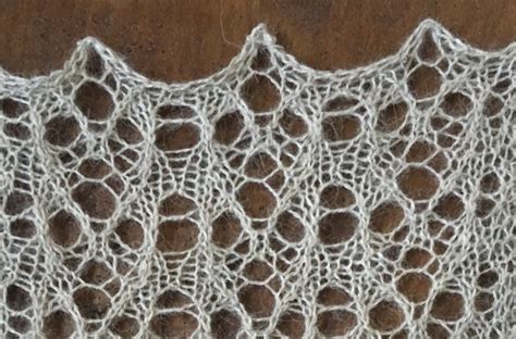 Meta Lace A Lace Knitting Stitch Pattern String Geekery