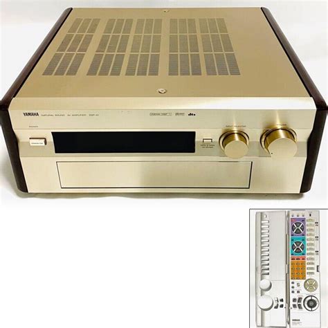 Yamaha Dsp A1 Av Amplifier Audio Stereo Gold W Remote Operation