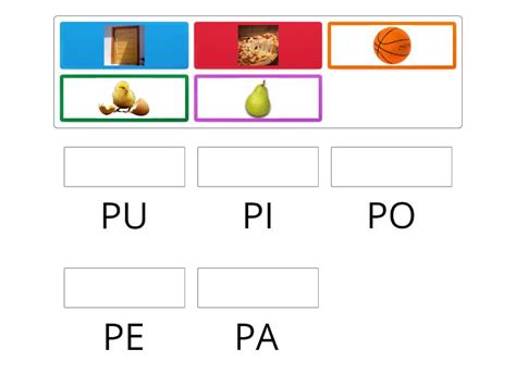 Sillabe Pa Pe Pi Po Pu Match Up