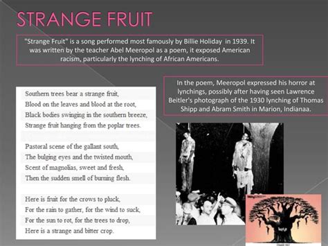 Lynching Kkk Strange Fruit