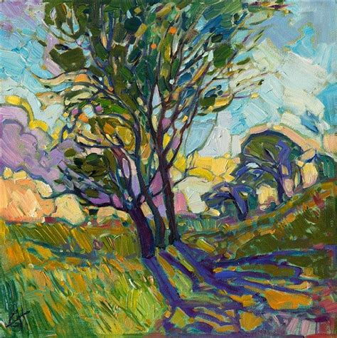 Shadowed Hill Contemporary Impressionism Landscape Oil Paintings