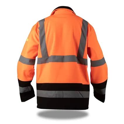 Rodopi Softshell Veiligheidsjas Reflecterend Oranje Xxxl