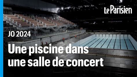 Paris La Défense Arena se transforme en piscine olympique pour les JO