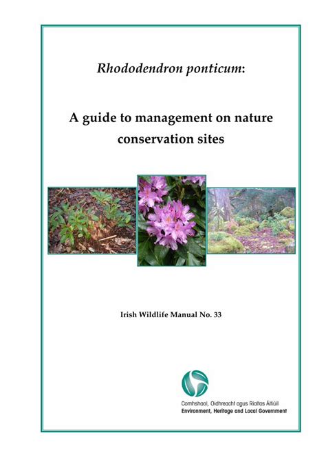 Pdf Rhododendron Ponticum A Guide To Management On Nature Dokumen Tips