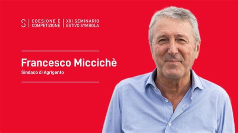 Francesco Miccich Sindaco Di Agrigento Youtube