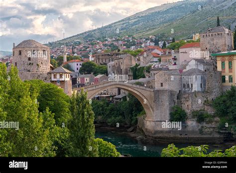 Old Bridge In Mostar Bosnia And Herzegovina Stock Photo Alamy