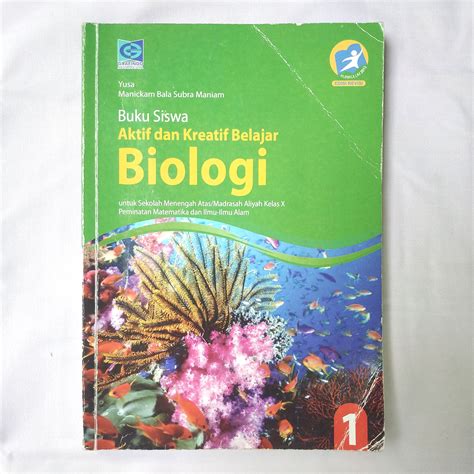 Buku Biologi SMA Kelas X 10 Grafindo Buku Alat Tulis Buku