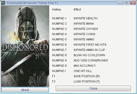 Dishonored Trainer Pc